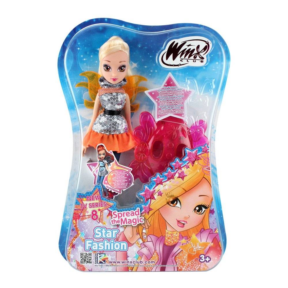 Winx Club Кукла Звездная магия Стелла купить в России