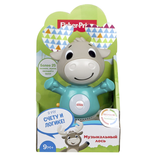 Купить развивающую игрушку Фишер Прайс в karapuzov. Игрушка Fisher-Price Забавный жирафик (GWL65)