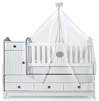 Lovely baby Кроватка-трансформер Arfa / цвет белый					
