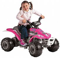 Детский квадроцикл Peg Perego Corral Bearcat / розовый