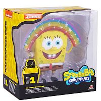 SpongeBob игрушка пластиковая 20 см - Спанч Боб радужный (мем коллекция)					