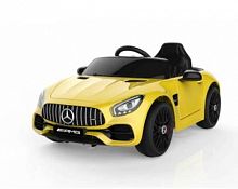 RiverToys Детский электромобиль Mercedes-Benz GT О008ОО / цвет желтый