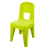 Детский пластиковый стул "Я расту" салатовый