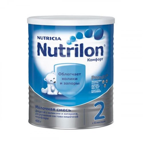 Сухая молочная смесь Nutrilon Комфорт 2  с 6 месяцев 400 г