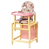 Стол-стул для кормления "СТД 07" розовый (розовый)					