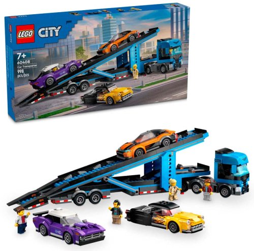 Lego Конструктор City "Грузовик-автовоз со спортивными автомобилями"