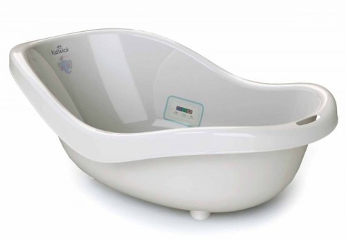 Kidwick Ванночка для купания "Дони" с термометром / цвет серый - темно-серый