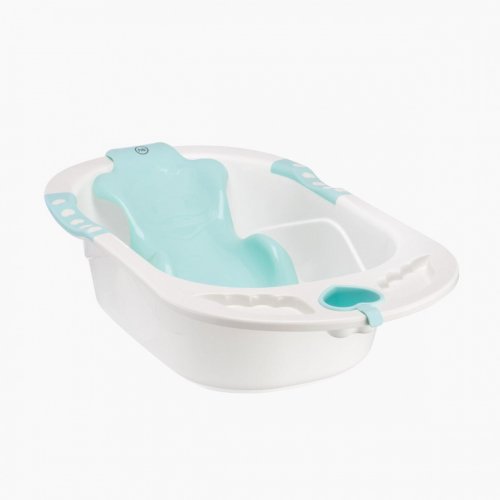 Happy baby ванна детская bath comfort / цвет aquamarine/белый, голубой