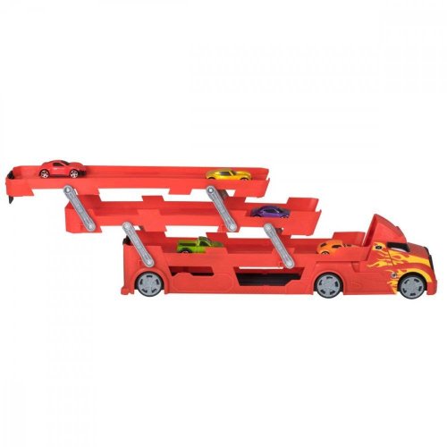 HTI Игровой набор для детей Teamsterz "Трасса автопервозчик с 5 машинками"