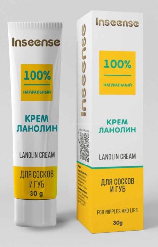 Inseense Крем для сосков и губ Lanolin Cream, 30г