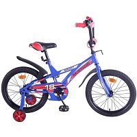 Mustang 283778 Велосипед детский 18" / цвет сине-красный					