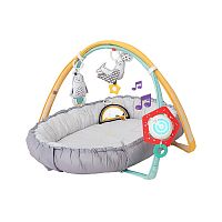 Taf Toys Музыкальный развивающий коврик (с мягкими бортами) / цвет серый