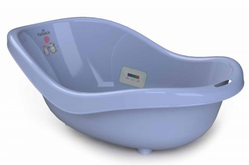 Kidwick Ванночка для купания "Дони" с термометром / цвет фиолетовый - темно-фиолетовый
