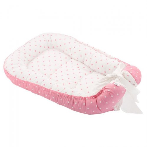 Roxy-kids Кокон-гнездо для новорожденных / цвет розовый