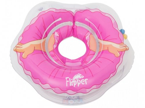 Надувной круг на шею для плавания малышей Flipper /  Балерина