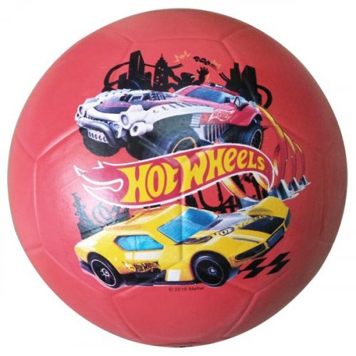 Hot wheels мяч футбольный, резина, 22 см, бескамерный 265727