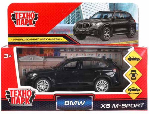Технопарк Металлическая модель «BMW X5 M-Sport» / цвет черный