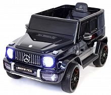 Rivertoys Детский электромобиль Mercedes-Benz G63 (K999KK)-4 WD / цвет черный глянец					