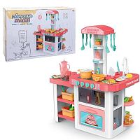 Abtoys Детская кухня с аксессуарами, 55 предметов / цвет белый, розовый					
