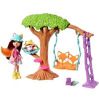 игрушка Enchantimals Сюжетные игровые наборы "Качели на дереве" FRH45