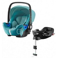 Britax Roemer Детское автокресло Baby-Safe i-Size + база Flex / цвет Lagoon Green