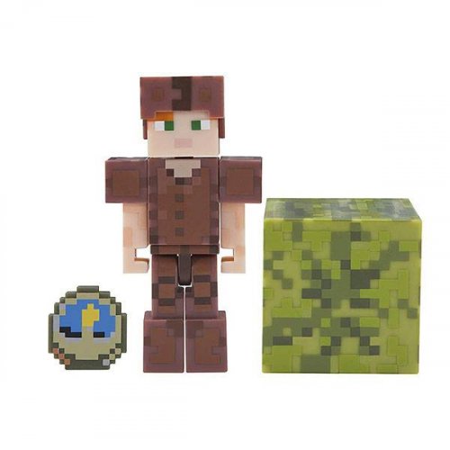 Игрушка Minecraft фигурка Alex in Leather Armor