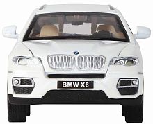 Автопанорама Инерционная металлическая машинка BMW X6 / цвет белый					