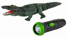 1toy Интерактивная игрушка Крокодил с пультом управления					
