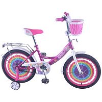 Barbie 283800 Велосипед детский 18" / цвет бело-розовый					