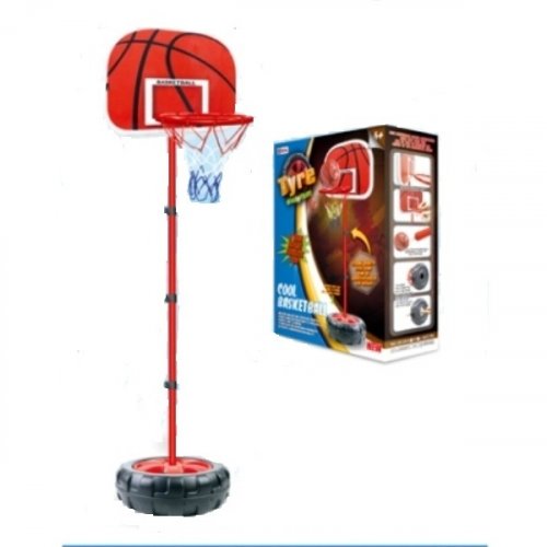 Набор для игры в баскетбол напольный, 168 см, щит 38х29 см, мяч 12 см, насос 8036в 270122