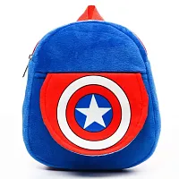Marvel Рюкзак детский плюшевый Капитан Америка. Мстители / цвет синий, красный					