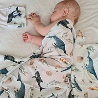 Adam Stork Пеленальное одеяло Marine Life					