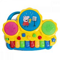 игрушка Peppa Pig Музыкальное пианино с барабанами