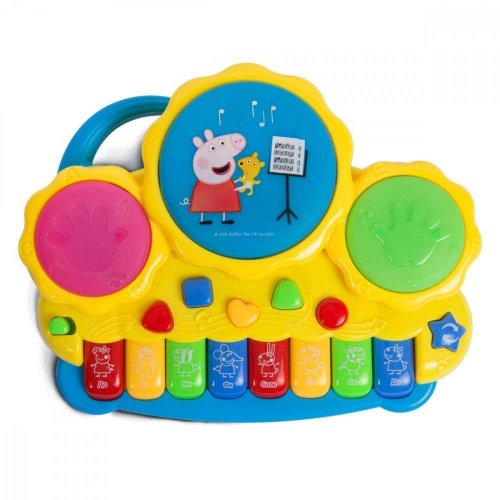 игрушка Peppa Pig Музыкальное пианино с барабанами