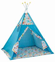 Polini kids Палатка-вигвам детская "Жираф" / цвет голубой