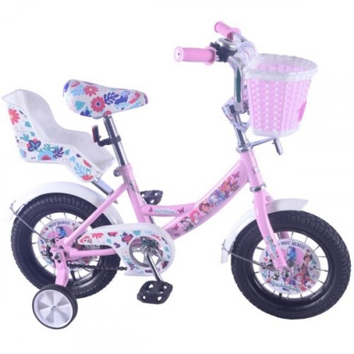 Enchantimals 283818 Велосипед детский 12" / цвет бело-розовый