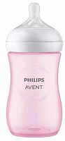 Philips Avent Бутылочка Natural Response, 250 мл / цвет розовый					