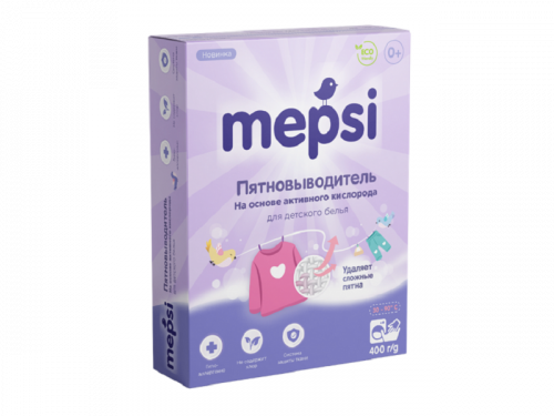 Mepsi Пятновыводитель на основе активного кислорода для детского белья гипоаллергенный  400 гр.