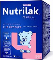 Nutrilak Молочная смесь Premium 4, с 18 месяцев, 600 г					