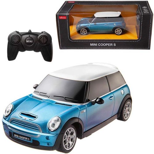 Rastar Машина на радиоуправлении Mini Cooper S / цвет синий