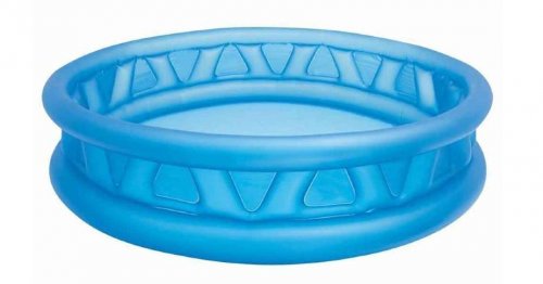 Intex Бассейн надувной Soft Side Pool 18580 / цвет голубой