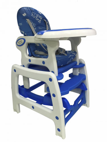 Детский стульчик для кормления / HC-223 / синий