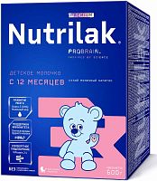 Nutrilak Смесь молочная Premium 3, с 12 месяцев, 600 г					