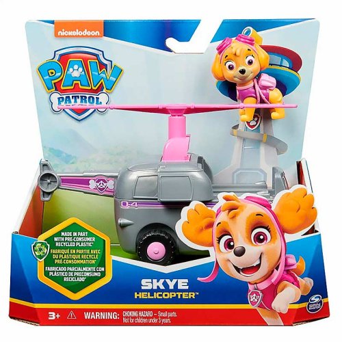 игрушка Paw Patrol Игровой набор Машинка с фигуркой Скай, 15 см