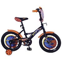 Велосипед детский "Hot Wheels" 16", цвет / черно-оранжевый					