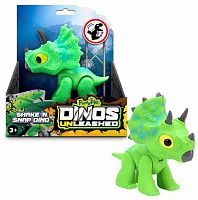 Dinos Unleashed Интерактивный динозавр Трицератопс мини					