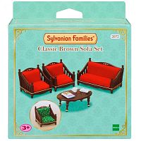 Sylvanian Families Набор "Классическая коричневая мебель для гостиной"					