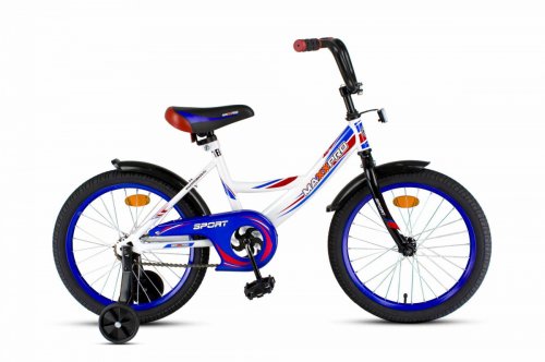 MaxxPro Велосипед Sport -18-3, цвет / бело-сине-красный