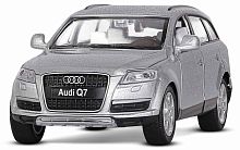 Автопанорама Инерционная металлическая машинка Audi Q7 / цвет серебряный					