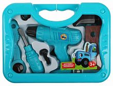 Играем вместе Набор игрушечных инструментов «Синий трактор»					